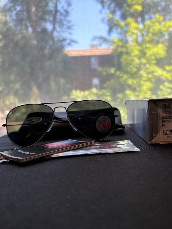 Ray-Ban Aviator Classic polarized sunglasses (RB3025) main image 8